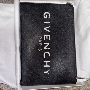Black ‘Givenchy Paris’ iconic pouch